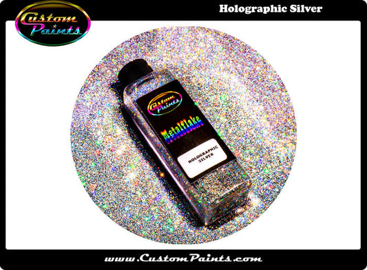 Holographic Metal Flake - Silver