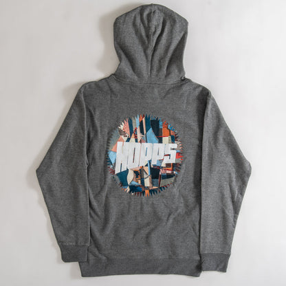 Hopps - Abstract Sun Logo Hoodie (Heather Grey) *SALE