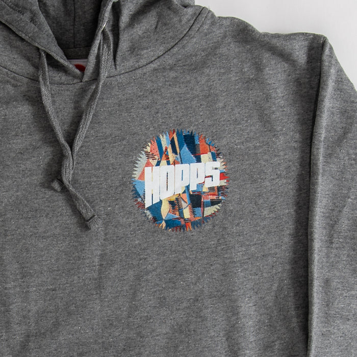 Hopps - Abstract Sun Logo Hoodie (Heather Grey) *SALE