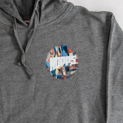 Hopps - Abstract Sun Logo Hoodie (Heather Grey) *SALE