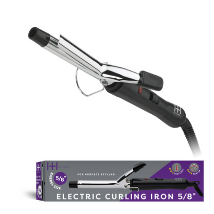 Hot & Hotter Electric Curling Iron 5/8 Inch, 1 Count, Silver