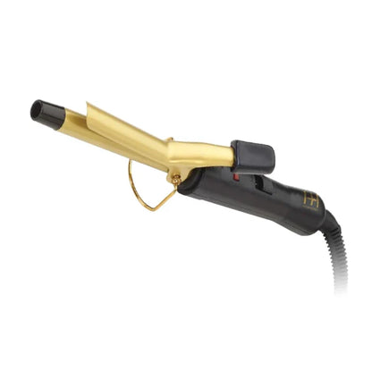 Hot & Hotter Gold Ceramic Electric Curling Iron 1/2 Inch, 1 Count, Gold