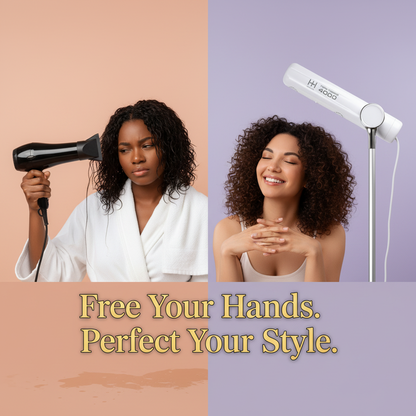Hot & Hotter Twin Turbo 4000 Adjustable Handsfree Stand Dryer, 1 Count, White