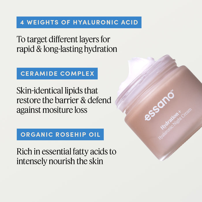 Hydration+ Hyaluronic Night Cream