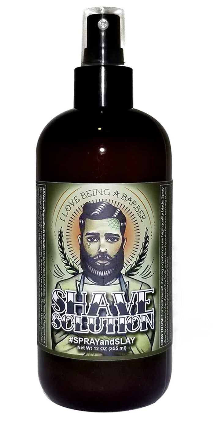 I love Being A Barber Shave Solution -12oz - Palms Fashion Inc.