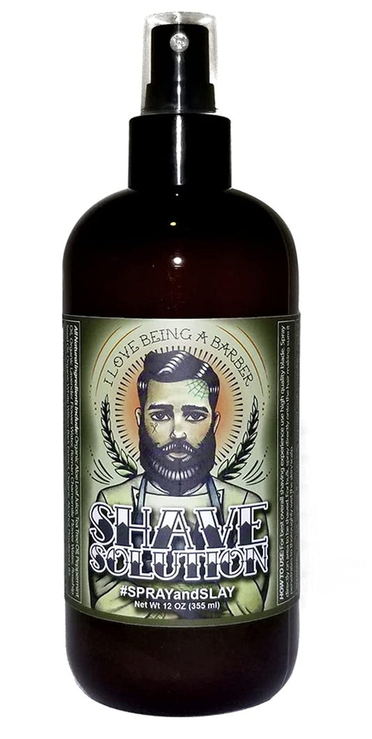 I love Being A Barber Shave Solution -12oz - Palms Fashion Inc.