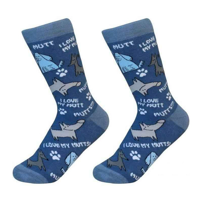 I Love My Mutt Socks