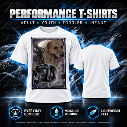 Personalized Labrador Dogs T-Shirt by Mythic Airbrush, additional product image 2