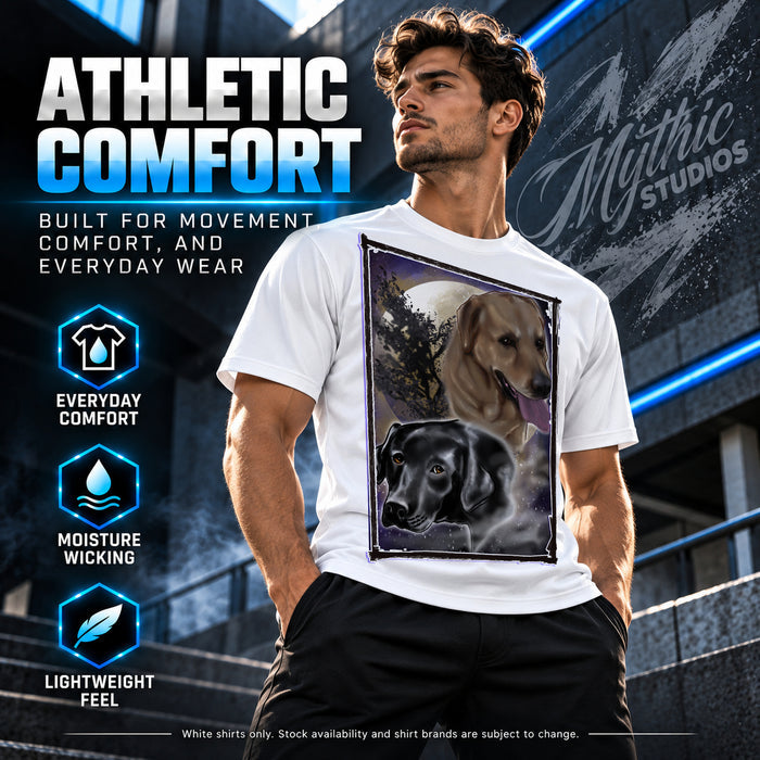 Personalized Labrador Dogs T-Shirt by Mythic Airbrush, additional product image 4
