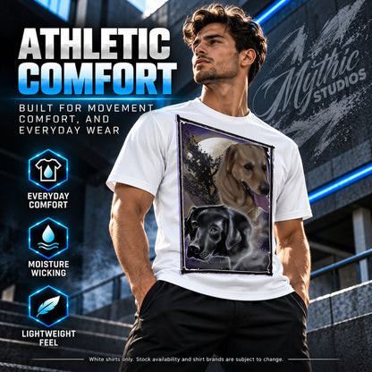 Personalized Labrador Dogs T-Shirt by Mythic Airbrush, additional product image 4