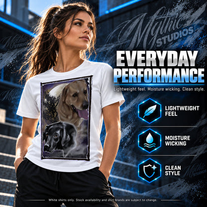 Personalized Labrador Dogs T-Shirt by Mythic Airbrush, additional product image 5