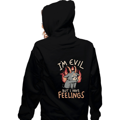 Zippered Hoodies, Unisex / Small / Black