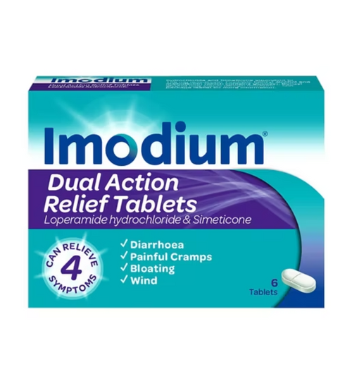 Imodium Plus Comfort - 6 Tablets (A)