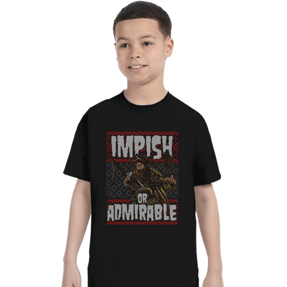 Shirts T-Shirts, Youth / XS / Black Impish Or Admirable