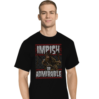 Shirts T-Shirts, Tall / Large / Black Impish Or Admirable