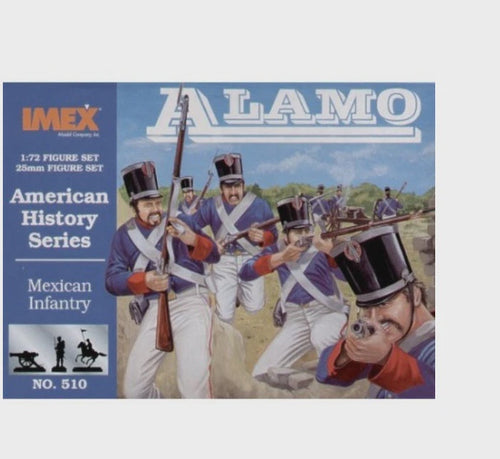 IMX-510	1/72 Alamo Mexican Infantry (46, 1 horse)