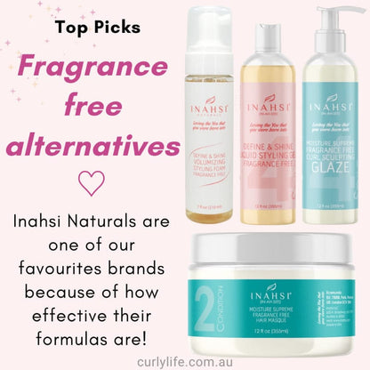 Fragrance Free Curly Hair Products Australia
