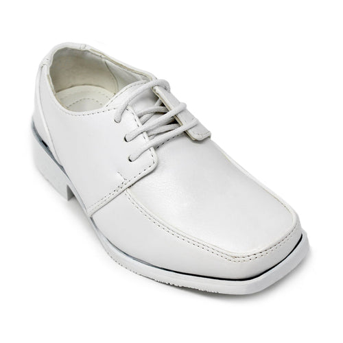 Infant Lace-Up Loafers- White