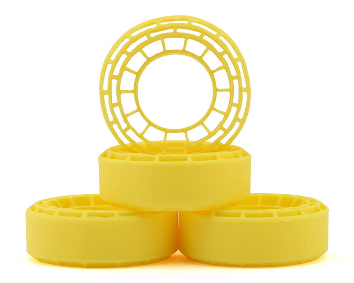 INJDGT-1056YE Injora 1.0" Micro Crawler Tires Silicone Rubber Inserts (56-58mm) (Super Soft)