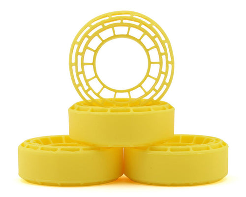 INJDGT-1056YE Injora 1.0" Micro Crawler Tires Silicone Rubber Inserts (56-58mm) (Super Soft)