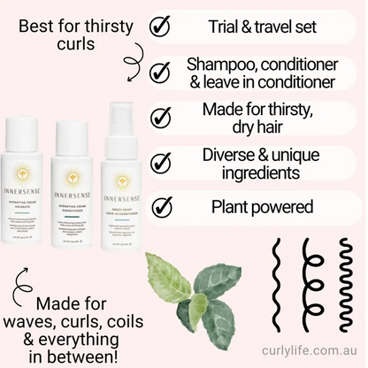 Innersense Organic Beauty Hydrate Travel Trio