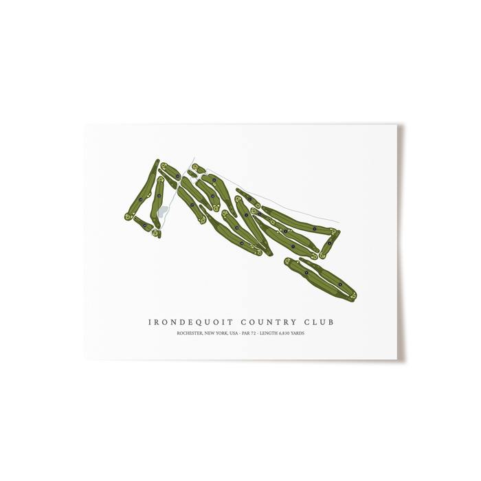 Irondequoit Country Club | Golf Course Print | Unframed