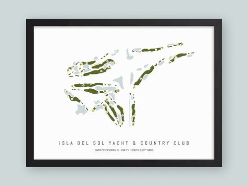 Isla-Del-Sol-Yacht-And-Country-Club-FL--Black-Frame-24x18-With-Hole-Numbers