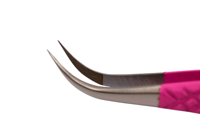 J Curve Lash Extension Tweezer – Precision Isolation & Volume (Boss Bitch)