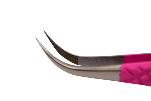 J Curve Lash Extension Tweezer – Precision Isolation & Volume (Boss Bitch)