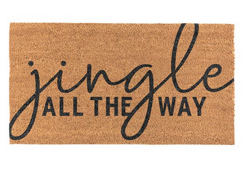Jingle All The Way- doormat - Pine & Moss