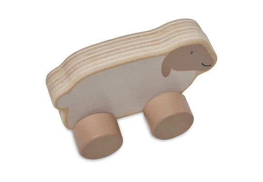 Jollein Farm Lamm aus Holz auf Rädern – weitere Produktansicht