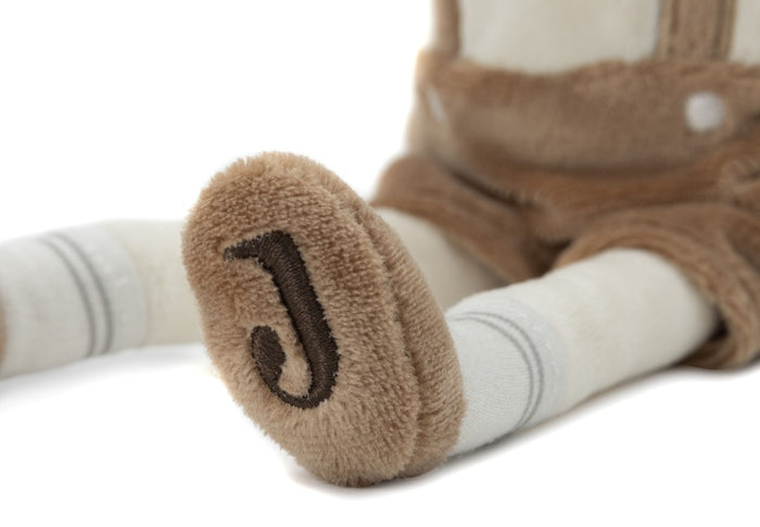 Personalisierbare Jollein Maus Bowie Stoffpuppe – weitere Ansicht