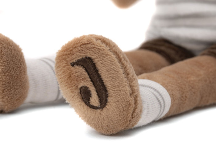Jollein Kuschelpuppe Maus Jackie – Detailansicht