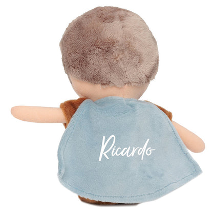 Jollein Kuschelpuppe Superheld Dave mit Umhang und Augenmaske