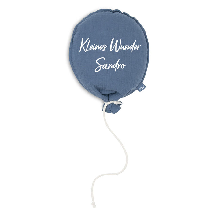 Blauer Jollein Stoffballon aus Baumwolle – Produktansicht