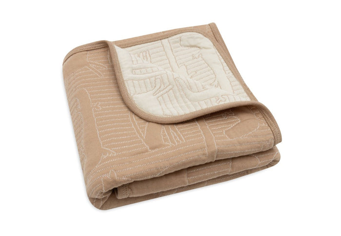 Jollein Wiegedecke Jungle Jambo Biscuit/Oatmeal 75 × 100 cm TOG 2,0