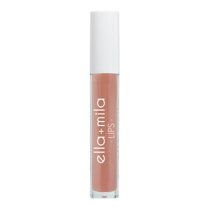 Just Enough peachy nude liquid lipstick tube – ella+mila Lips