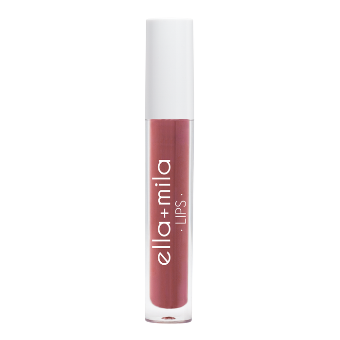 Just Right rosewood liquid lipstick tube – ella+mila Lips