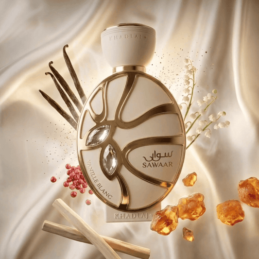 Khadlaj Sawaar Vanille Blanc 100ml خدلاج سوار فانيليا بلانك - Princess Cosmetics Qatar