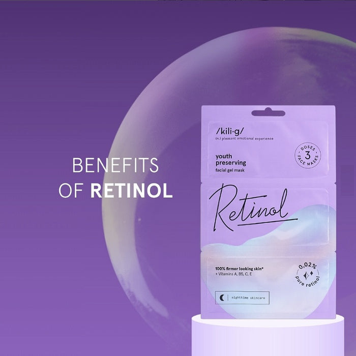 /KILI∙G/ - RETINOL FACE MASK - 3 PAK