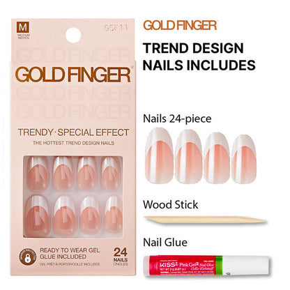 Kiss Gold Finger Trendy Special Effect [Cream Glazed] #Gsf11