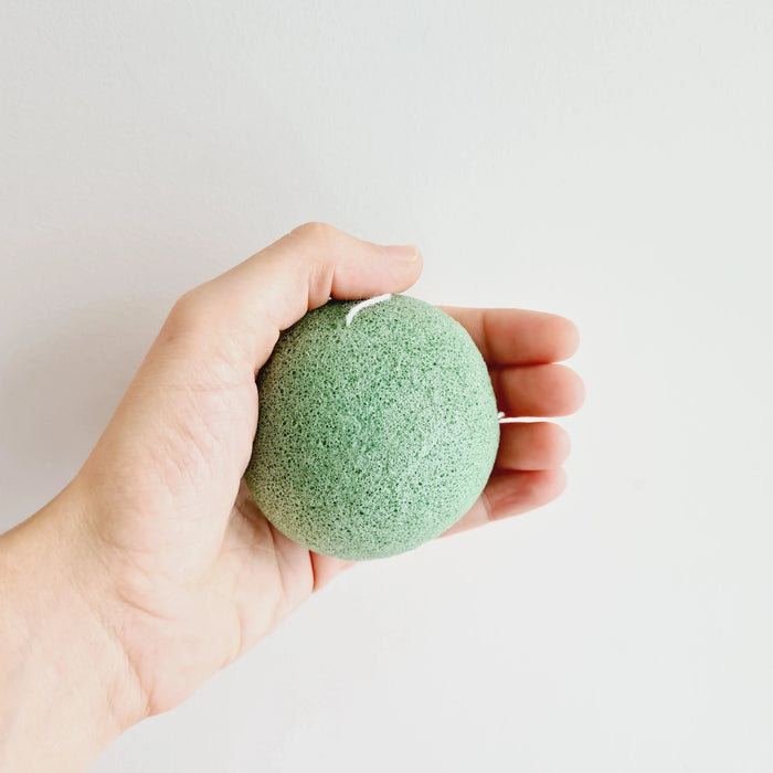 Konjac Sponge - Green for Oily skin - Dust & Glow