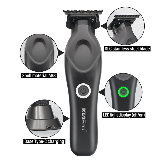 KOOFEX BRUSHLESS TRIMMER KF-6387 - BLACK EDITION