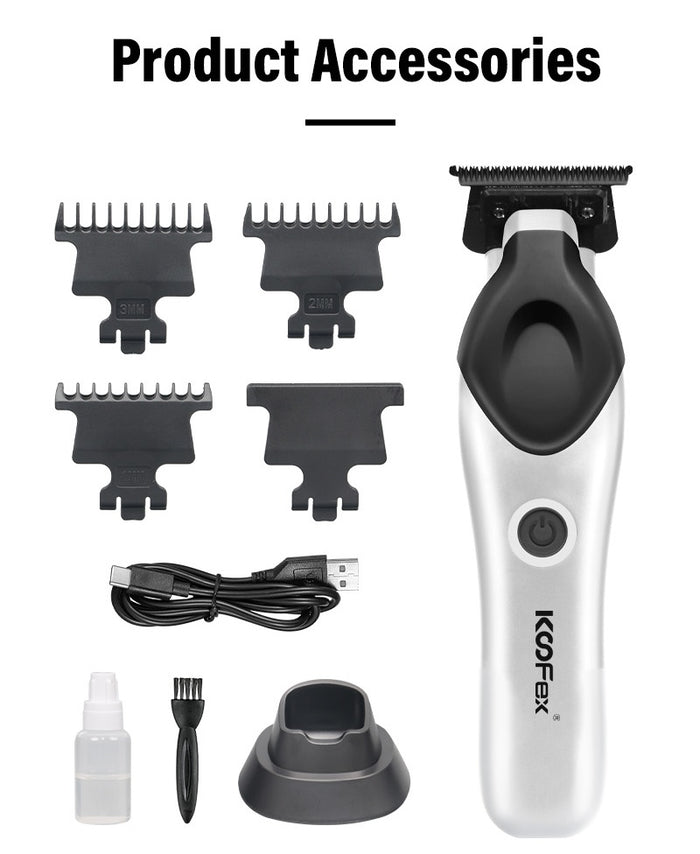 KOOFEX BRUSHLESS TRIMMER KF-6387 - WHITE EDITION