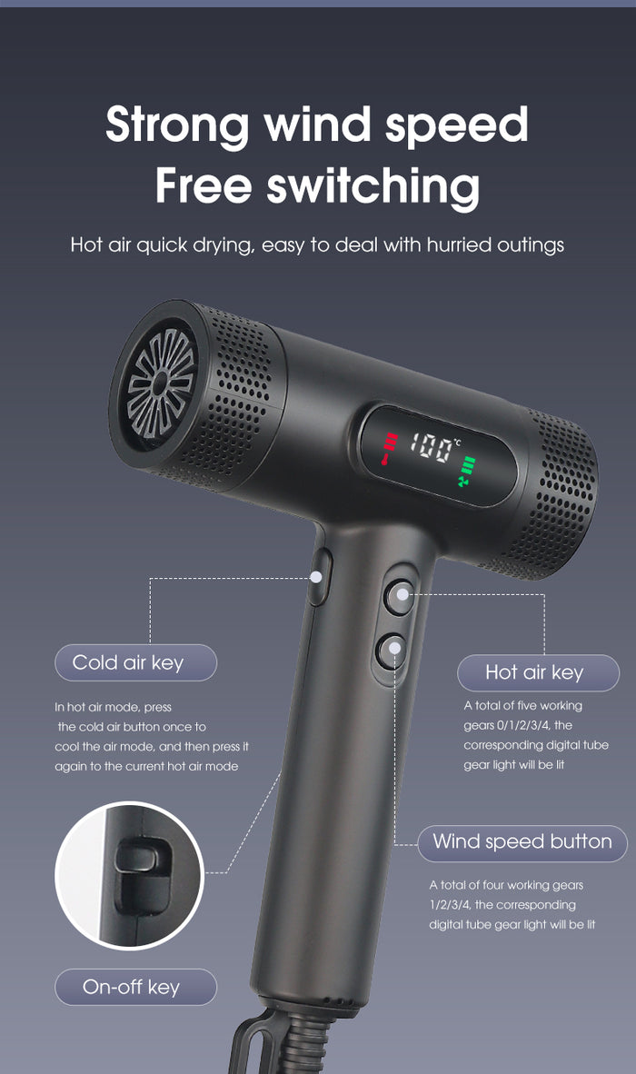 KOOFEX HAIRDRYER 110.000RPM - BLACK