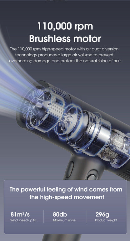 KOOFEX HAIRDRYER 110.000RPM - BLACK