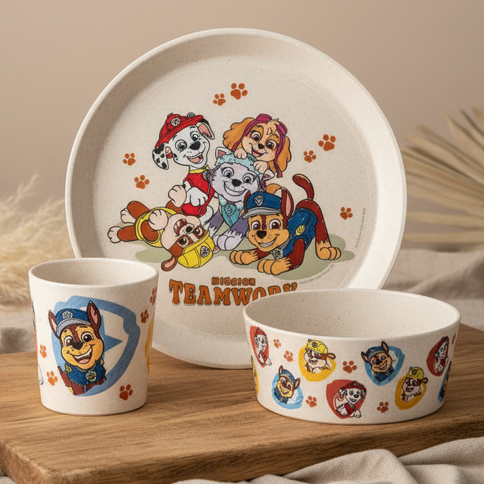 Koziol Connect Grow Paw Patrol Kindergeschirr Sand im 3er-Set
