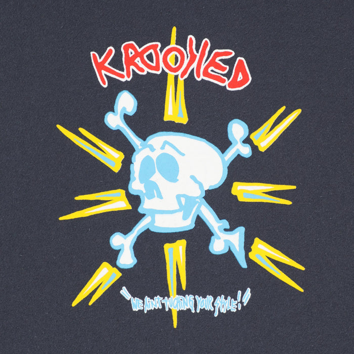 Krooked - Style Hoodie (Slate) *SALE
