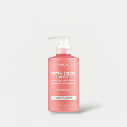 Kundal Protein Bonding Care Violet Muguet Shampoo 500ml شامبو كوندال بروتين بوندينغ كير فيوليت موغيت - Princess Cosmetics Qatar