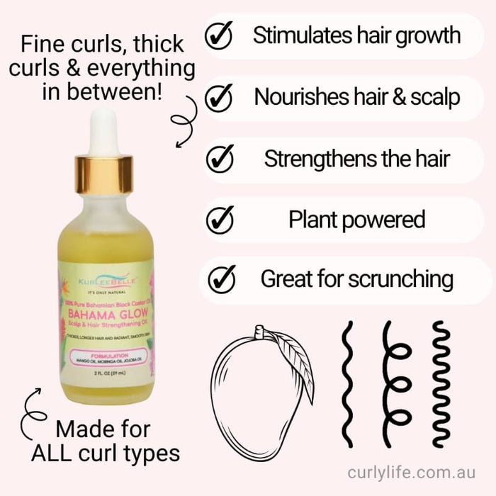 Kurlee Belle Bahama Glow Scalp & Hair Oil